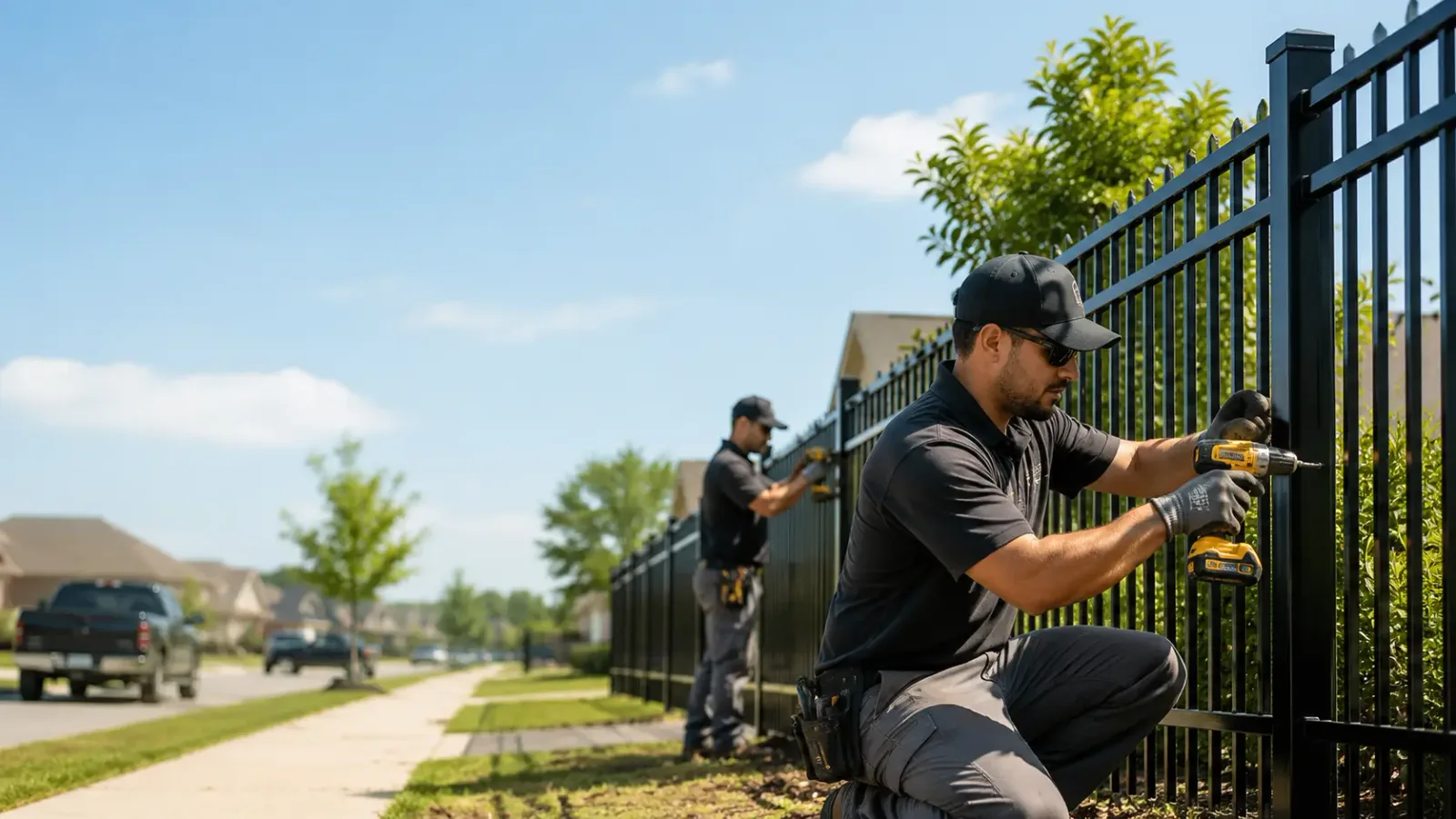 Metal Fence Installation in Riverside, CT